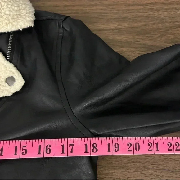 💕 Old navy Moto jacket  faux Sherpa - Picture 9 of 11
